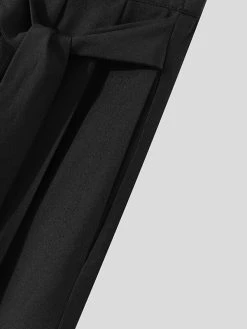 Mens Irregular Lace-up Pleated Wide-leg Pants -Incerun Shop df39c606 dd5e 4312 99fa e59fe3be7a51