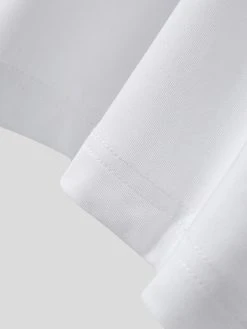 Mens High Neck Solid Color Short Sleeve T-shirt -Incerun Shop e10892bb 76be 458a 93cd aea1d498acbd