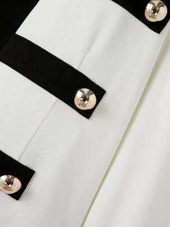 Mens Color Block Chain Metal Button Jacket -Incerun Shop e20da493 649a 444c b9a0 f64ebbedd6c1