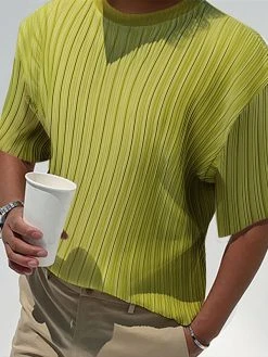 Mens Striped Stand Collar Short Sleeve T-Shirt 15 Mens Striped Stand Collar Short Sleeve T-Shirt -Incerun Shop e323e0fd af57 4f52 a69f 544406a30e2f