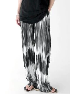 Mens Ombre Texture Elastic Waist Casual Pants -Incerun Shop e3598c89 f414 4e06 b325 77966b547948