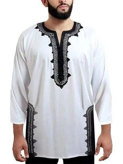 Mens Ethnic Style Stitching Print Cropped Half Sleeve Shirts -Incerun Shop e5f5fd7d 575e 4ab7 b61a c14fbfff265b