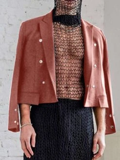 Mens Double-breasted Cutout Long-sleeved Jacket -Incerun Shop e63ca7ff 2d5c 452c b708 00af63f281c7