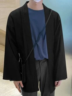 Mens Plain Long Sleeve Kimono Cardigan 14 Mens Plain Long Sleeve Kimono Cardigan -Incerun Shop e6f21068 158d 4df0 8f58 90170abbc16c