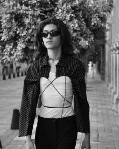 Mens Hollow Striped Drawstring Lapel Crop Tops -Incerun Shop e6ff49ff 1545 49bd 9657 e45fa3530e29