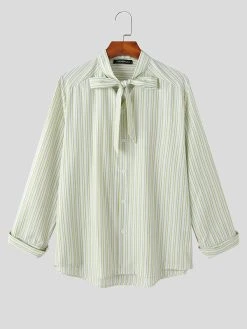Mens Japan Striped Bowknot Long Sleeve Shirt 20 Mens Japan Striped Bowknot Long Sleeve Shirt -Incerun Shop e8d0c35f a8c5 4dd5 ace0 7fcd8216e8c6