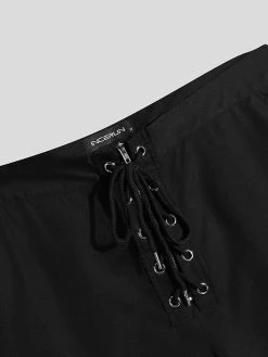 Mens Chain Hollow Cutout Lace Up Pants 19 Mens Chain Hollow Cutout Lace Up Pants -Incerun Shop e8dbbef4 4bca 46ea 8402 bfce6db4a678