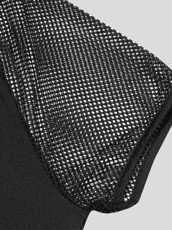 Men Sexy Patchwork Mesh Short Sleeve T-shirt -Incerun Shop e905282b c713 4e84 bd63 d37a26f1bd13