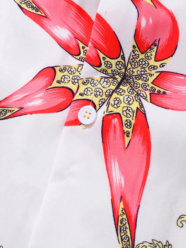 Mens Sleeveless Hawaiian Floral Print Shirts 9 Mens Sleeveless Hawaiian Floral Print Shirts - Image 7