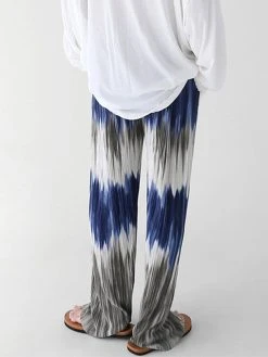 Mens Ombre Texture Elastic Waist Casual Pants -Incerun Shop eaeeaf4a bbd9 407d 931c 2344fc1fe624