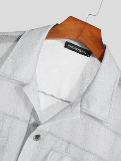 Mens Sexy See Through Glitter Mesh Jacket 23 Mens Sexy See Through Glitter Mesh Jacket -Incerun Shop ecb7cafc 2459 4aef 8071 761b5b37d30d