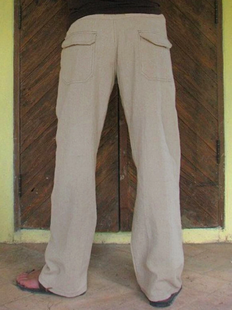 Men's Cotton Linen Casual Loose Pants 4 Men's Cotton Linen Casual Loose Pants - Image 2