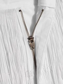 Men Fringe Solid Ankle Length Pants -Incerun Shop f00b9b39 b964 46ad b930 65b28449efb3