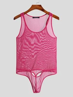 Mens See Through Hollow Elastic Triangle Bodysuit -Incerun Shop f0fbdc50 c172 4979 9bcf 23f26a414cd4