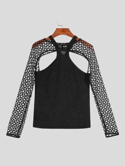 Men Mesh See Through Vest T-Shirt Set 18 Men Mesh See Through Vest T-Shirt Set -Incerun Shop f1fabc92 dd6e 4c8a 9fbb a26f3e6b085c