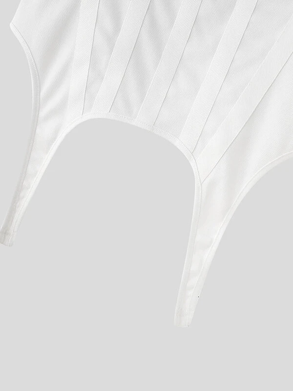 Mens Solid Cutout Tank T-shirt Two Pieces Outfits 6 Mens Solid Cutout Tank T-shirt Two Pieces Outfits - Image 4