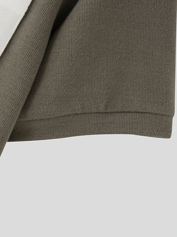 Mens Japan Patchwork Contrast Short Sleeve T-shirt 9 Mens Japan Patchwork Contrast Short Sleeve T-shirt - Image 7