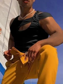 Mens Sexy Irregular Cross Design Hollow Vest -Incerun Shop f5918dba 2c90 49fd aaea 5e92c8868f37