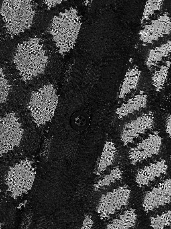 Mens Knitted Jacquard Hollow Long Sleeve Shirts 12 Mens Knitted Jacquard Hollow Long Sleeve Shirts - Image 10