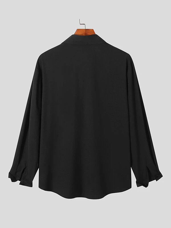 Mens Tassels Embroidered Fringe Long Sleeve Shirt 14 Mens Tassels Embroidered Fringe Long Sleeve Shirt - Image 12