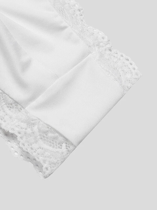 Mens Lace Trim Solid Color Sleeveless Jumpsuit 12 Mens Lace Trim Solid Color Sleeveless Jumpsuit - Image 10