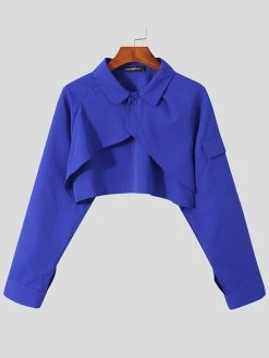 Men Sexy Cutout Long Sleeve Crop Top Shirt 12 Men Sexy Cutout Long Sleeve Crop Top Shirt -Incerun Shop f74eef03 ccaf 4917 ab66 c0ea8092ec29