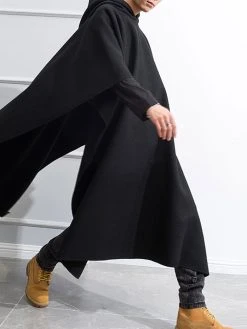 Mens Gothic Baggy Hooded Poncho Long Cloak Overcoat -Incerun Shop f7e472eb 06f7 4859 abb5 ed991884956c