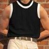 Mens Knitted Grid Color Block Tank Top -Incerun Shop f8b6ebe5 885b 44b0 a307 e2d70bf388ae