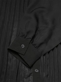 Mens Casual Tie See-through Pleated Shirts -Incerun Shop f9cf8069 5de0 4ed8 abd7 6188ec10fdc0