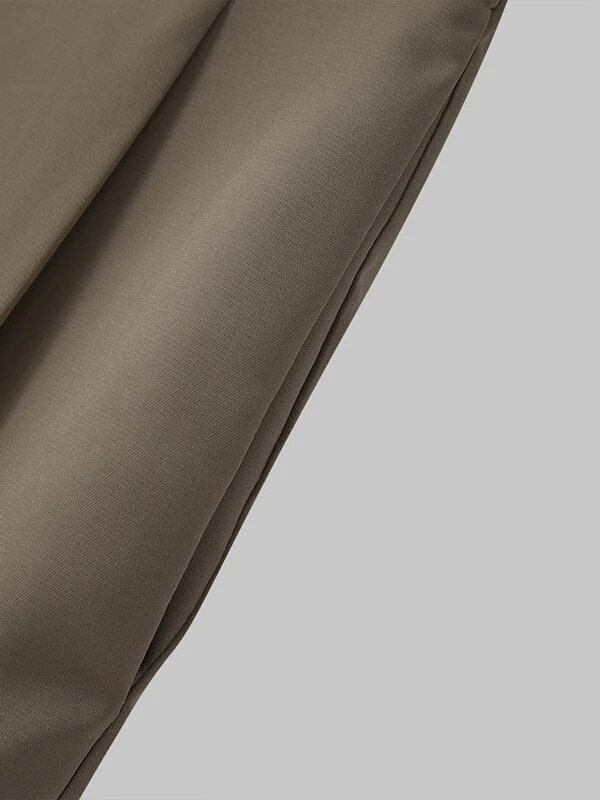 Mens Solid Pleated Snap Button Waist Casual Pants 12 Mens Solid Pleated Snap Button Waist Casual Pants - Image 10