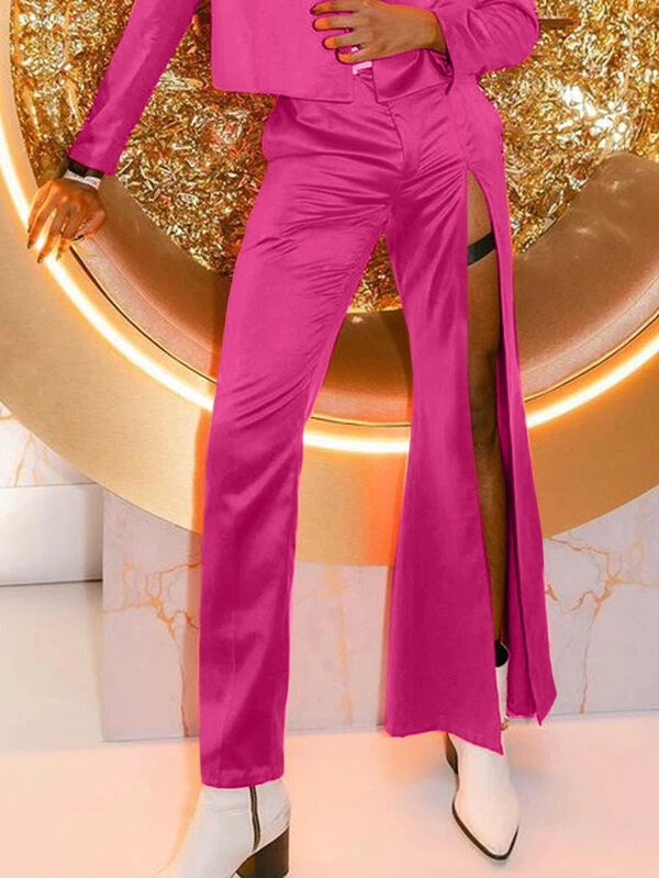 Men Satin Sexy Split Cutout Leg Pants 3 Men Satin Sexy Split Cutout Leg Pants