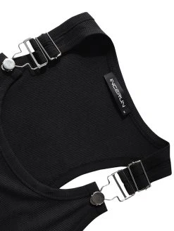 Men Adjustable Strap Buckle Stretch Knit Pit Vest -Incerun Shop fba4ad79 c948 4fad b775 c9ff2180d6aa