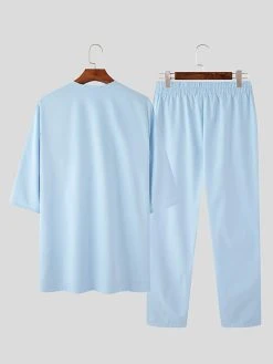 Mens Colorful Tassel Design Muslim Two Pieces Outfits -Incerun Shop fc09f278 02c2 4bd9 8f04 88dc50ad7358