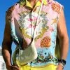 Mens Sleeveless Hawaiian Floral Print Shirts 1 Mens Sleeveless Hawaiian Floral Print Shirts -Incerun Shop fc95e931 2eca 4c60 8488 9a550f475f39