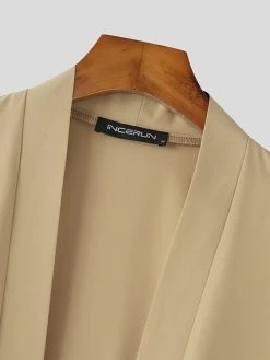 Mens Plain Long Sleeve Kimono Cardigan 18 Mens Plain Long Sleeve Kimono Cardigan -Incerun Shop fcbcae3e a669 47da bef0 888f90db59d1
