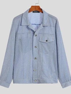 Mens Sexy See Through Glitter Mesh Jacket 17 Mens Sexy See Through Glitter Mesh Jacket -Incerun Shop fd48b860 2023 4694 8d82 f3403c1029b5