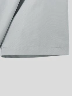 Mens Solid Stand Collar Casual Short Sleeve Henley Shirt -Incerun Shop ffbfb620 fbe1 422a 94b3 5ad5aa13bca1